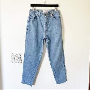 Sasson 80s High Waisted Mom Jeans Taper Leg 28